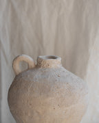 Jarrón linea mediterranea Chamote L una oreja