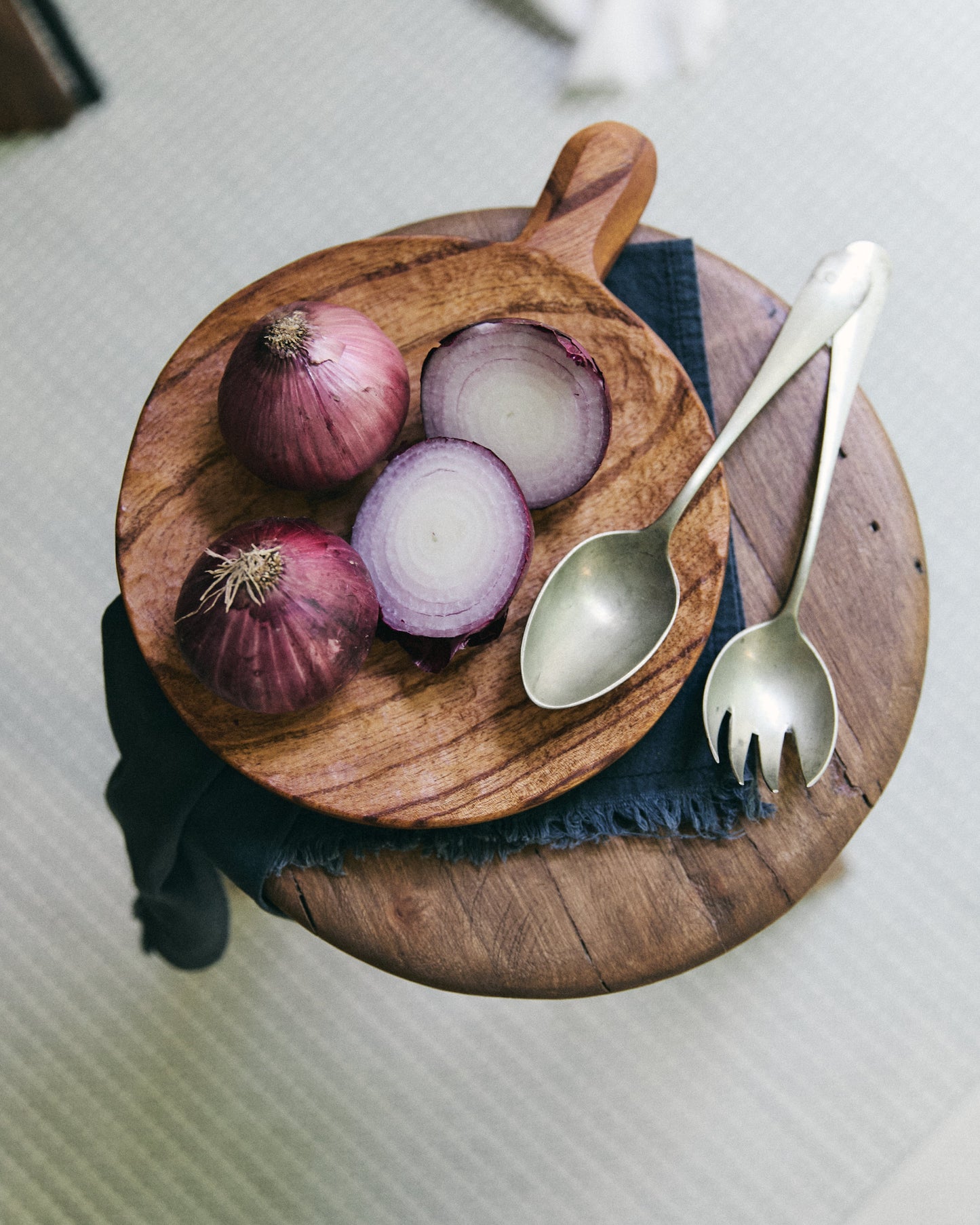 Banco Rústico Redondo