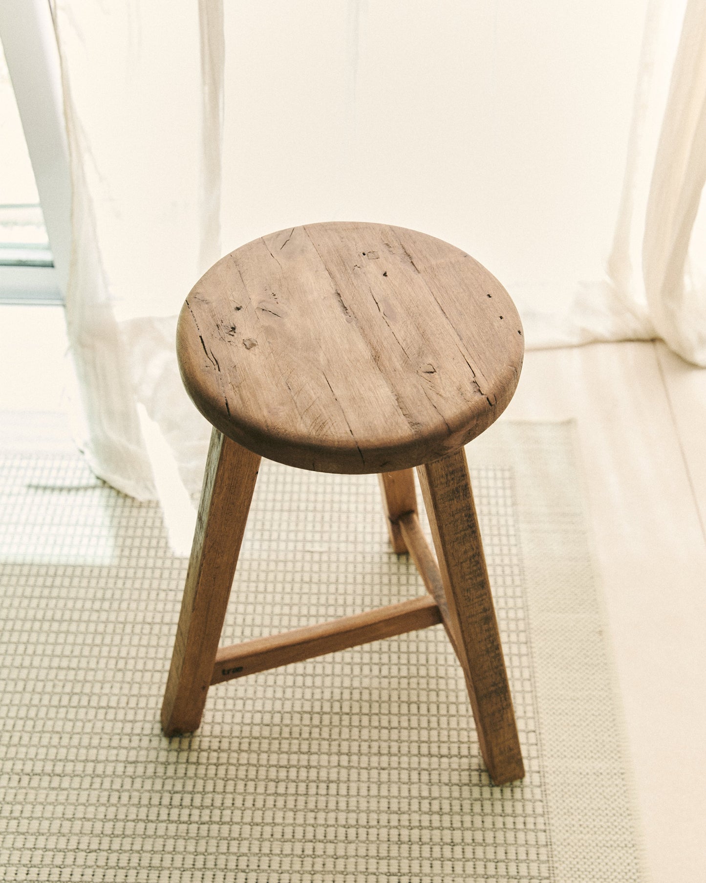 Banco Rústico Redondo