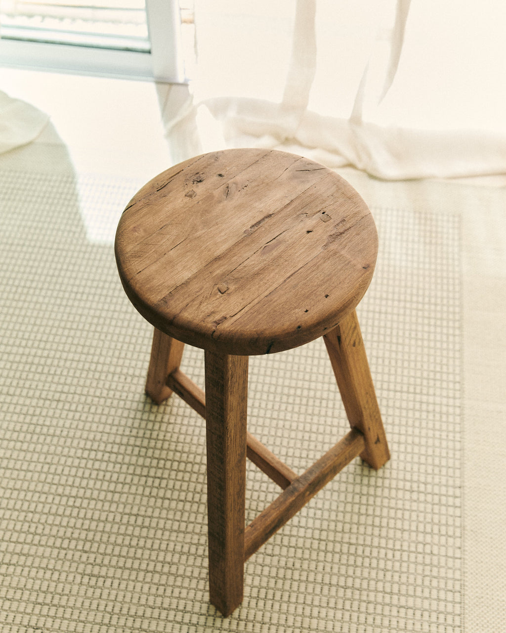 Banco Rústico Redondo