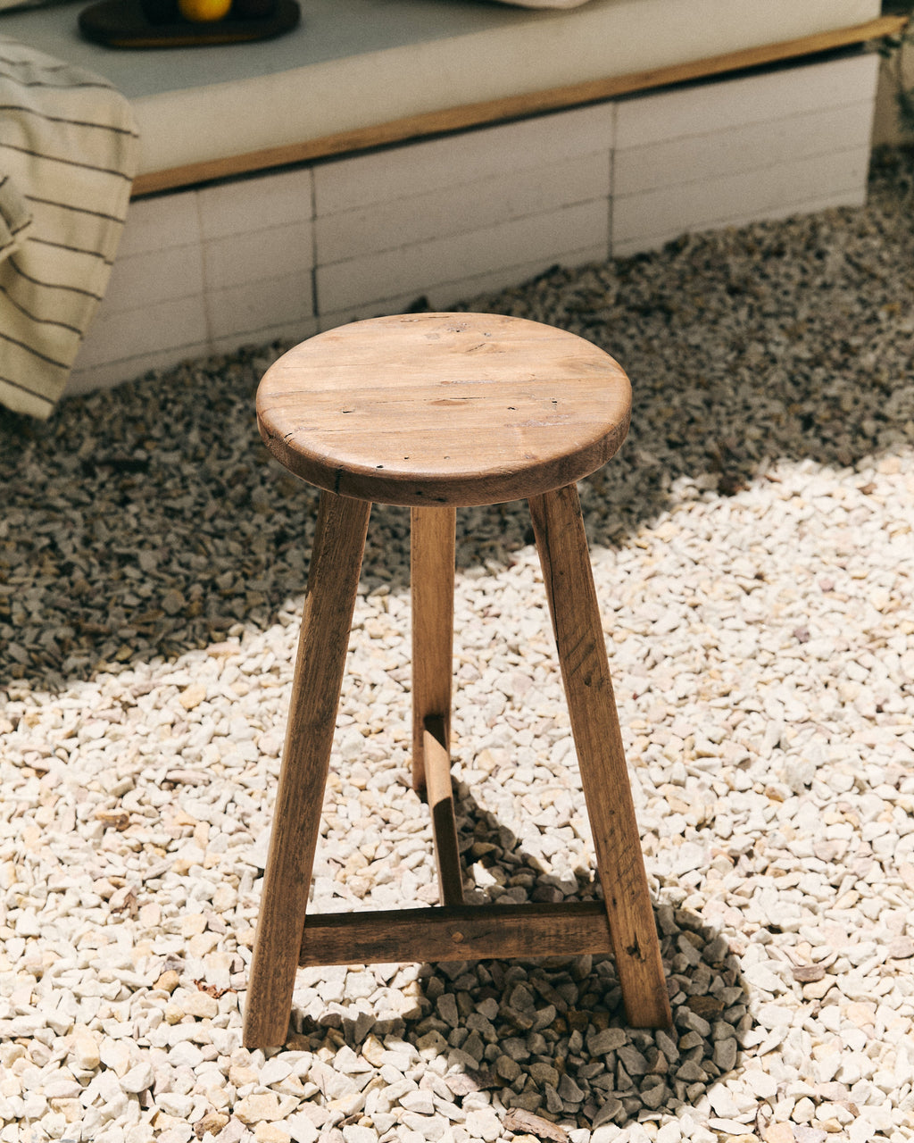 Banco Rústico Redondo