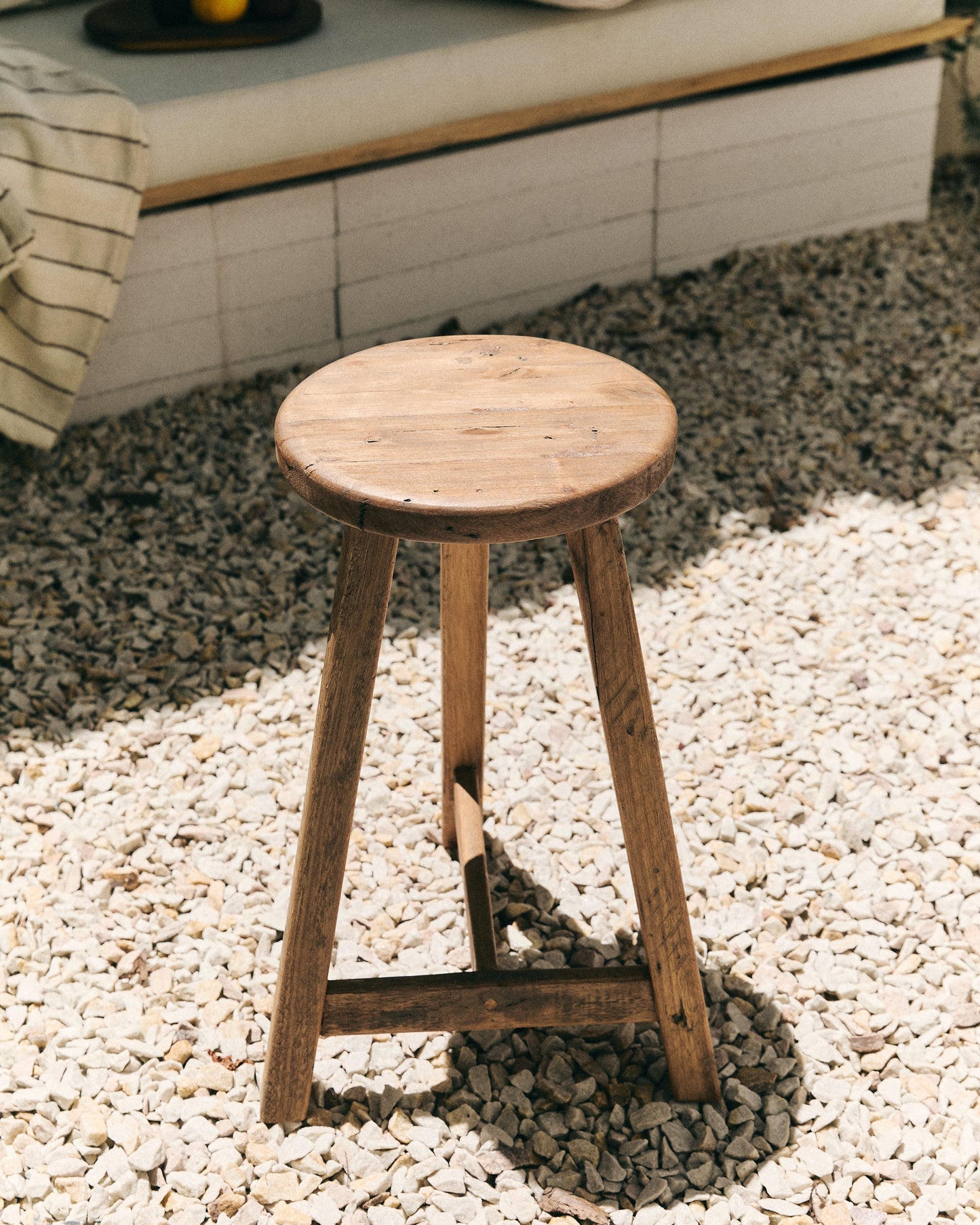 Banco Rústico Redondo