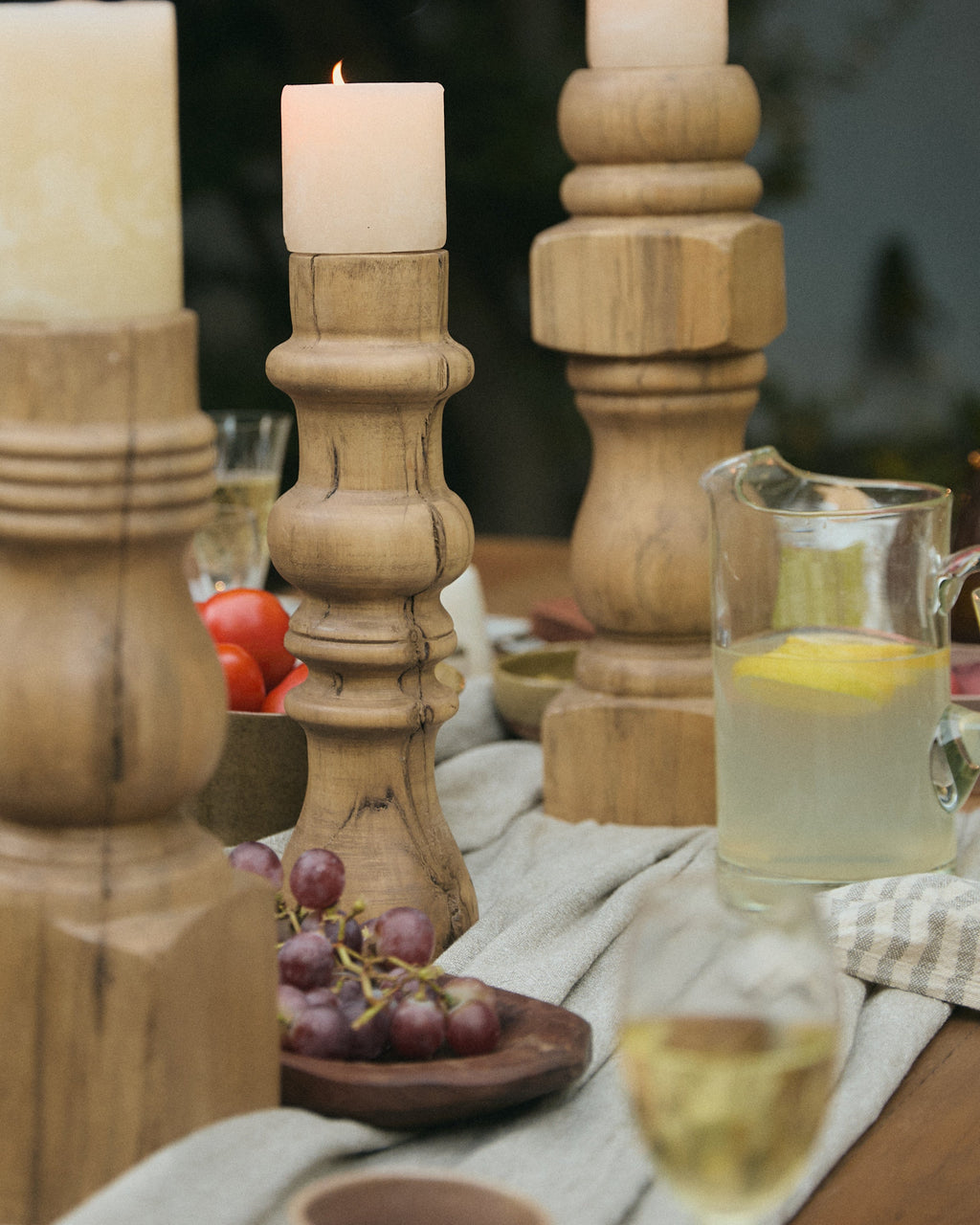 Candelabro Torneado