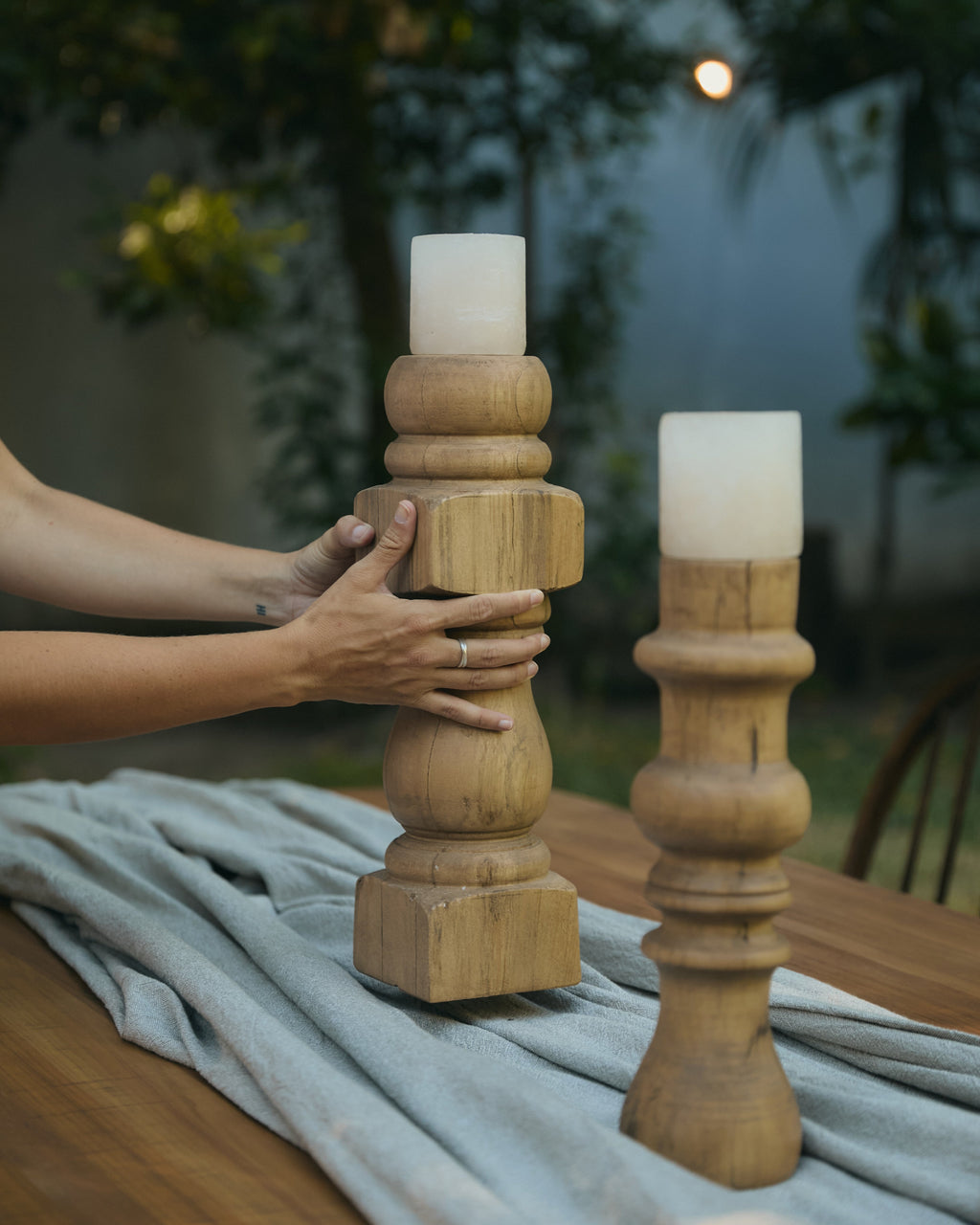 Candelabro Torneado